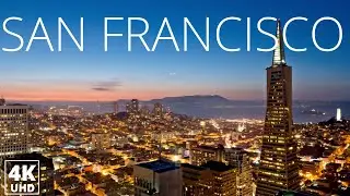 San Francisco 4K Ultra HD | Scenic Landscape View | Aerial Drone Footage | Calm and Relaxation Music