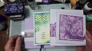 Bee Crafty facebook live 16.4.25 - a monochrome journal page