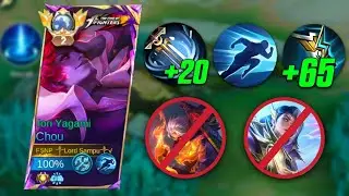 CHOU HACK MOMENT SPEED ( CHOU + SPRINT) 🤯| RESULT WILL SHOCK YOU 😱 - MLBB