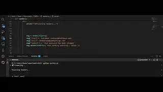 Dark Tools - Python Email Spoofer using own SMTP server