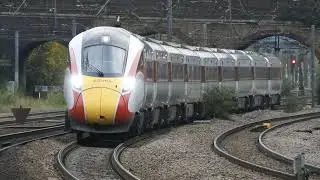 UK TRAIN : LNER British rail class 800 Azuma Bi-Mode train รถไฟ 2 ระบบ ไฟฟ้า/ดีเซล ของอังกฤษ