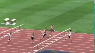 90MH H1 13M Isaac Irving 13.46 Qld School State Championships 2015