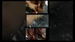 Change leather shoes