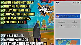 OB34 Update Free Fire Auto Headshot Config File ‼️FF Max Config || FF Max Headshot Config File 👽