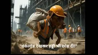 Dog working in Construction sity#funny #cute #viralshort#kids