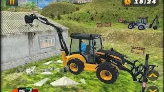 Heavy Excavator Crane Simulator ll City Construction Game #gameplay