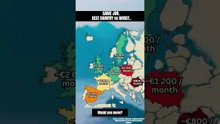 Same Construction Worker. Best Country vs Worst in Europe 🏗️