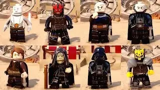 All Dark Side Characters in LEGO Star Wars: The Skywalker Saga (DLC Included)