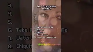 Top 10 best songs of ABBA #abba #top10 #80s #nostalgia