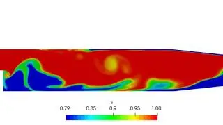 Scalar Transport in Pitzdaily Model | Fluild Tool Engineering