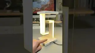 tensegrity smart led desk lamp with wireless charger