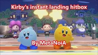 Kirby Advanced Tech: Kirby's instant landing hitbox.