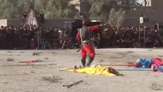 تمثيل واقعة الطف في محافظة البصرة قضاء القرنة الجزء 6