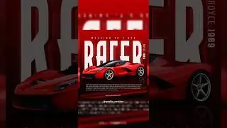 car poster design in photoshop #photoshop