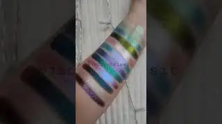 Sugar Drizzle Man I Love Frogs Palette - Swatches #indiemakeup #multichrome #makeup #makeupswatches
