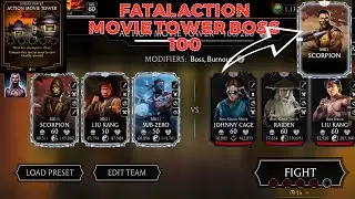 &ldquo;BOSS 100 FINAL MATCH &ndash; MK11 Team vs Fatal Action Movie Tower Boss | Mortal Kombat Mobile&rdquo;