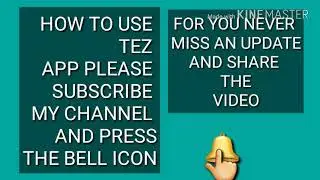 HOW TO USE TEZ APP BY GOOGLE