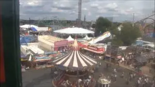 Riesenrad Bellevue (Oscar Bruch) onride Rheinkirmes Dusseldorf 2017