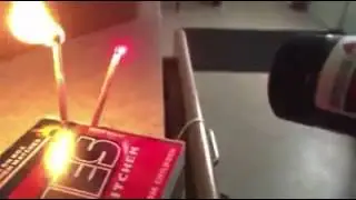 Assassin Blazing Red Laser Lighting A Match