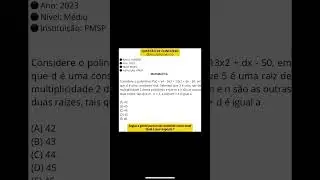 RESPOSTA EM 24hrs #aprovado #concurso #concursosp&uacute;blicos #simulados