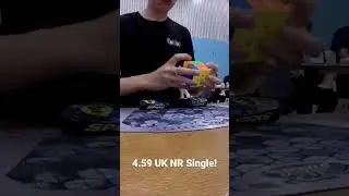 4.59 Rubik's Cube UK National Record Single! [ABHC 2022]
