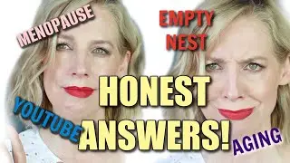 Q&A! Your Questions- My Answers- frugieblog💋 Menopause, Empty Nest, YouTube...