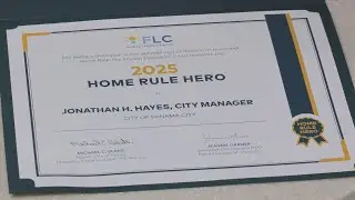 City Manager Jonathan Hayes named Home Rule Hero