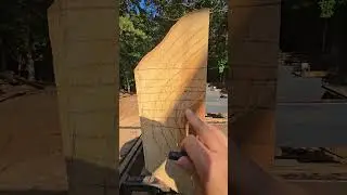 How to quartersaw a log. quartersawing sycamore American Lacewood #sawmill #sawmilling #woodworking
