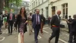 Belgium PM unveils DRC independence plaque