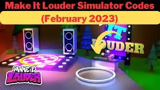 Active Make It Louder Simulator Codes - Redeem Roblox Make It Louder Simulator Codes February 2023