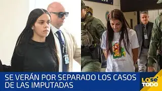 FAMILIARES DE ANTHONIESKA AVIL&Eacute;S Y ELVIA CABRERA LLEGAN AL TRIBUNAL PEDIR UN JUICIO JUSTO