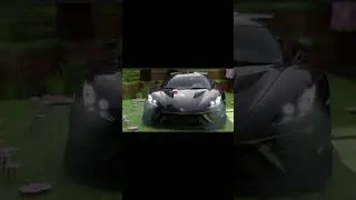 Ultra Realistic Car in Minecraft Cherry Blossom Biome / #minecraftmods    #RealisticCar