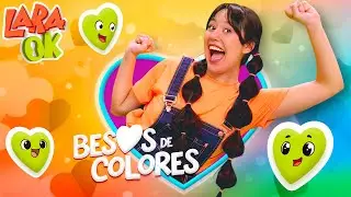 🎵 Besos de Colores 💋 | Canción Infantil Divertida y Educativa para Niños