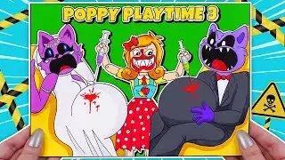 [🐾бумажные поделки🐾] Поппи Playtime Мисс Восторг Доктор - Спасение беременной кошки 🤰 Поппи Playt...