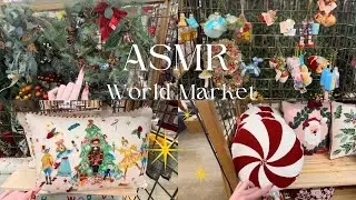 ASMR World Market Holiday Store Air Tracing With Whispered Voiceover 