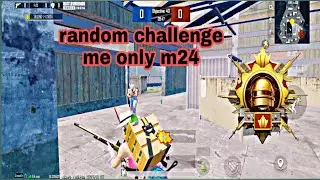 Random Player Challenge Me With M24 | 1v1 Challenge