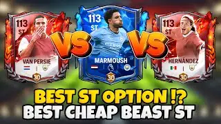Marmoush vs Van Persie vs Hernandez.. Best Cheap ST in fc mobile !?