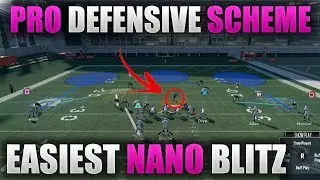 SIMPLE PRO STYLE DEFENSE WITH EASY NANO BLITZ | SHUT DOWN ANY OPPONENT | Madden 18 Defensive Scheme