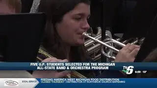 5 UP students selected for the Michigan All-State Band & Orchestra Program