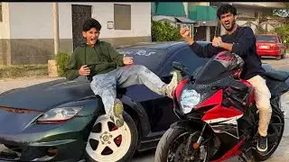 My Sports Car vs New Heavy Bike Drag Race🏎️