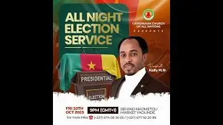 🔴THE CCOAN ALL-NIGHT ELECTION  SERVICE BROADCAST | 10th OCTOBER, 2025