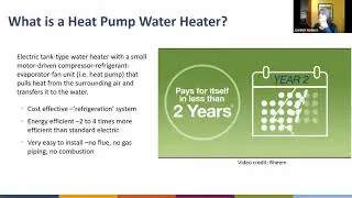 Heat Pump Water Heaters and the Energy Code