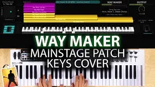 Way Maker MainStage patch keyboard cover - Leeland