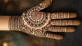 Front hand stylish mehndi design 😊✨🌿