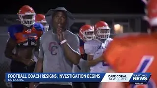 Cape Coral High School football team rallies to support coach Tyler Murphy following his resignation