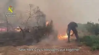Deadly wildfires across Spain: The fire, which began on Tuesday, was reportedly sparked by lightning