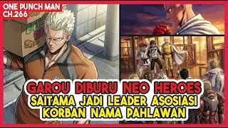GAROU DIBURU NEO HEROES!!! Saitama Jadi Eksekutif Asosiasi Korban Nama Pahlawan!! - OPM 266 (221)