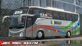 Mod JB5 MHD ASXFM. Livery Budiman. Bussid