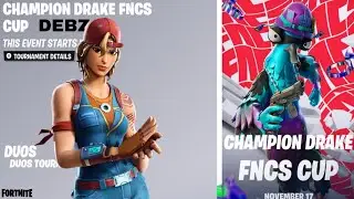 I competed in the FNCS drake skin cup 🔥| DEBZ