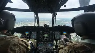 CH-47 Chinook Flight From The Cockpit